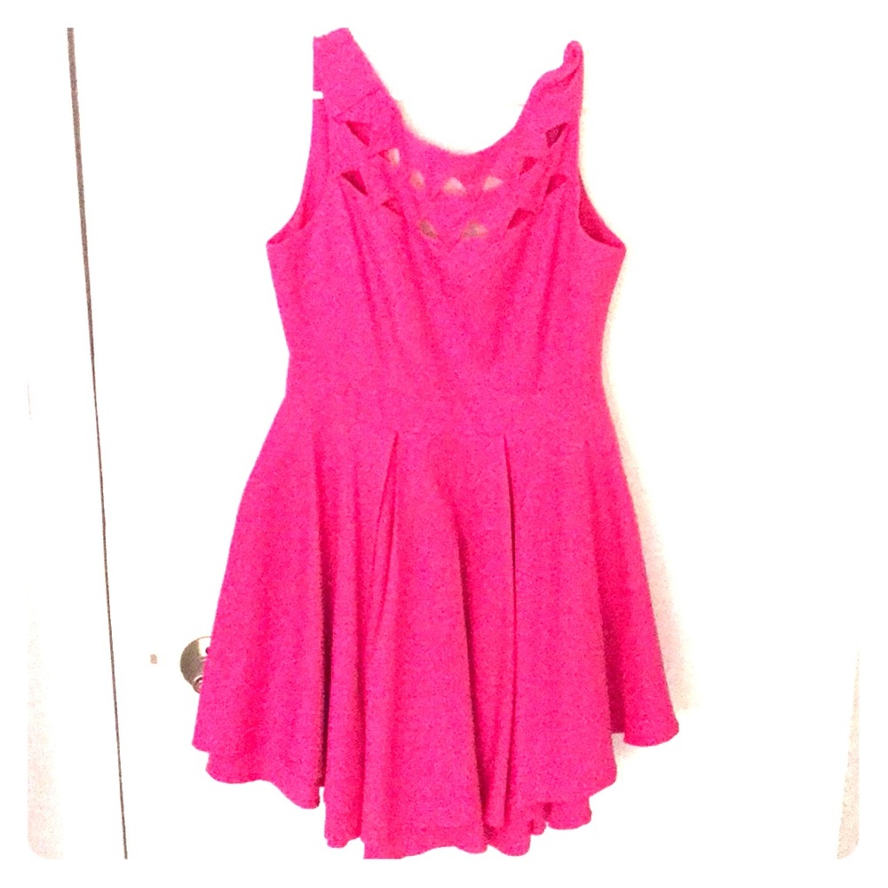 lulus fit and flare dress